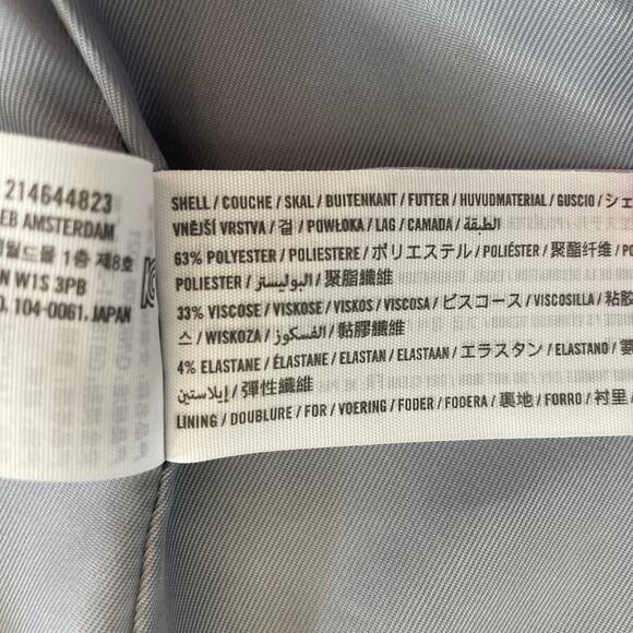 NWT Abercrombie & Fitch Women’s Classic Suiting Blazer in Grey - Size: Large - Picture 9 of 10